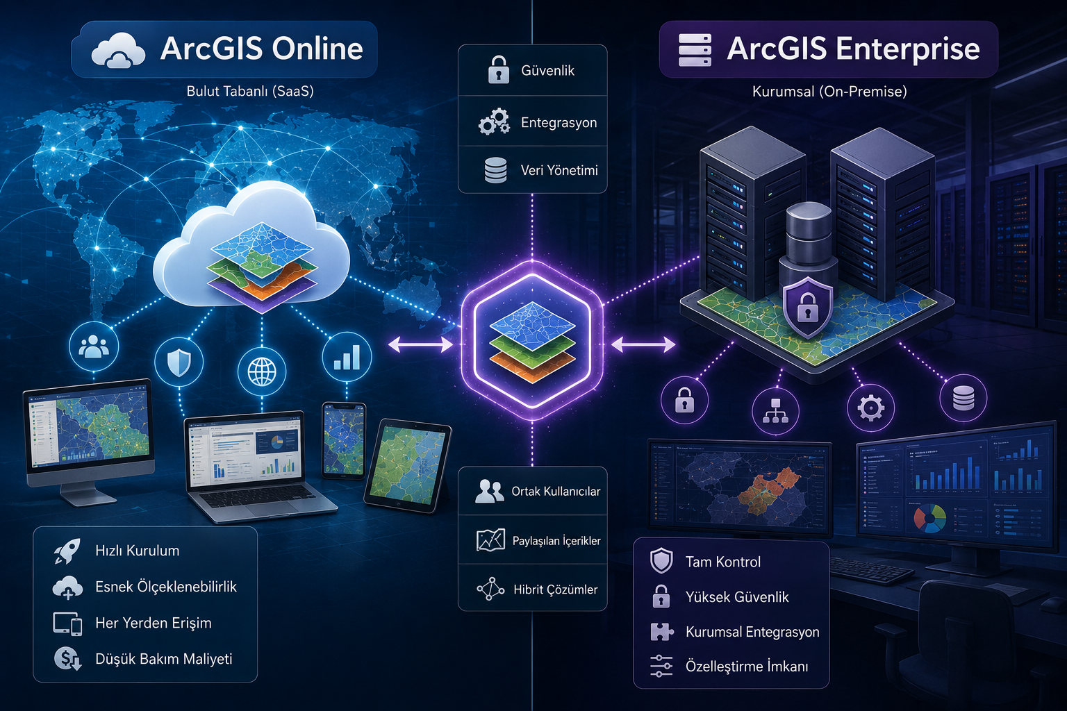 ArcGIS Online vs Enterprise