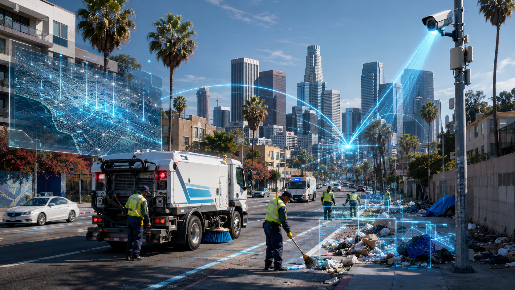 Los Angeles GeoAI Şehir Temizliği